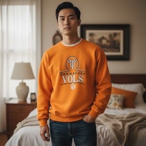 Orange Tennessee Vols Crewneck Sweatshirt Men's X Large University AthleticShirt